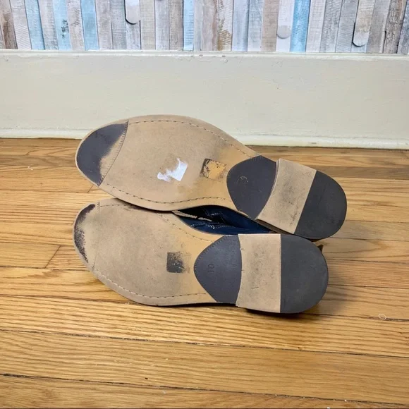 Bugatchi 10 Blue Leather Alta Oxford Chukka Boots - Picture 8 of 8